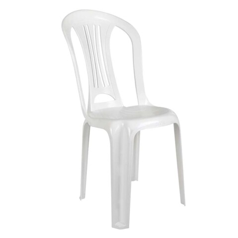 Silla Bistró Blanca sin Posabrazos Silla Bistró Blanca sin Posabrazos