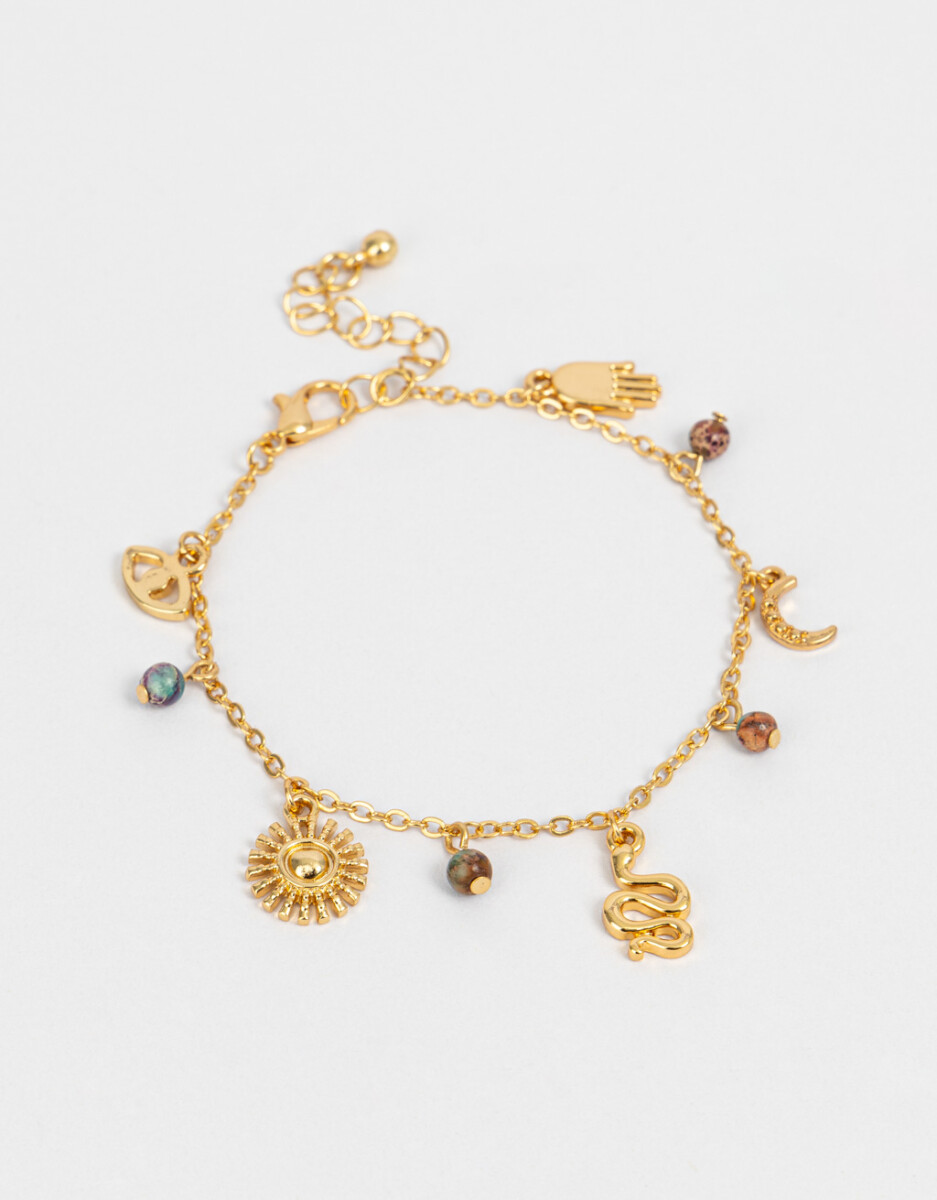 Pulsera Con Dijes 