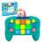 Joystick Consola Interactiva 15 Botones Con Luces Y Sonido Unicornio celeste