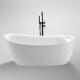 Bañera Con Hidromasaje Blanco Autoportante Aqualia 180X85 BLANCO