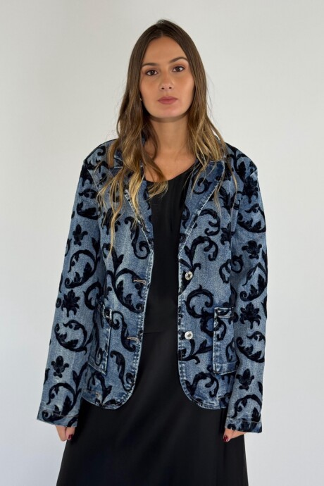CHAQUETA JEAN ELTON Azul
