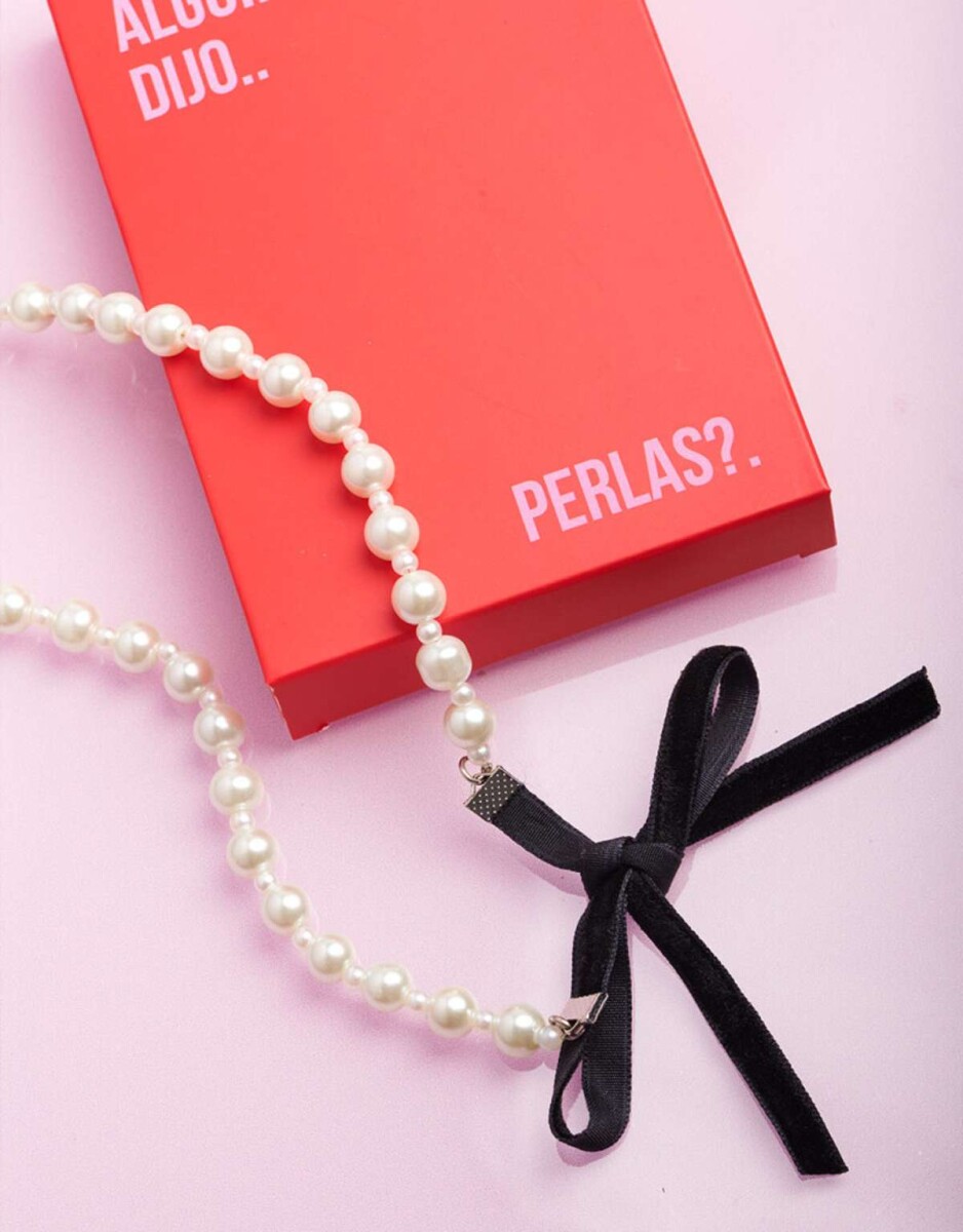 Choker De Perlas - Dorado Mate 