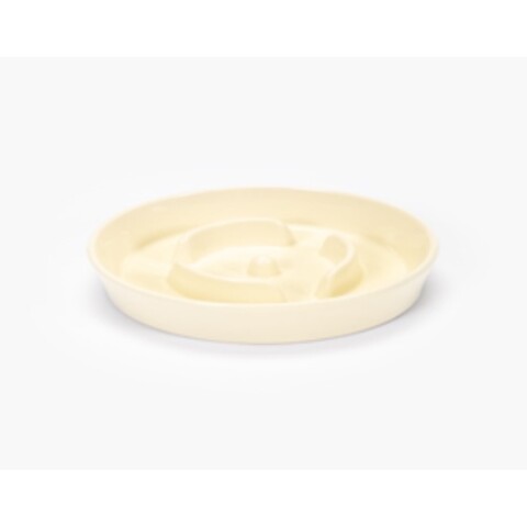 Comedero cerámica come lento 16cm, Blanco Comedero Cerámica Come Lento 16cm, Blanco