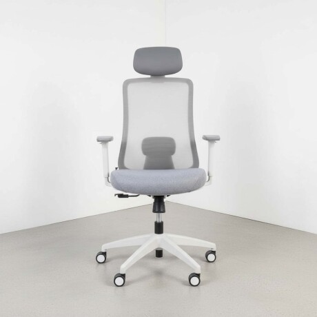 SILLA DE OFICINA GERENCIAL POLIPROPILENO-Y-FIBRA-DE-VIDRIO GRIS LANDO