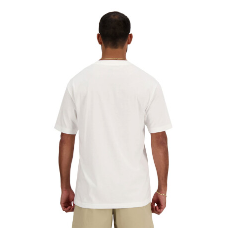 Remera de Hombre New Balance Small Logo Blanco