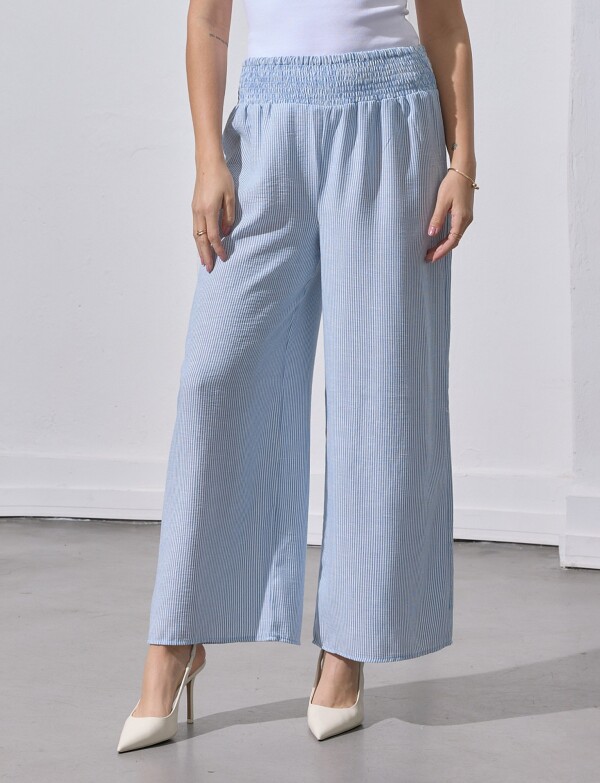 Pantalon Wide CELESTE/MULTI