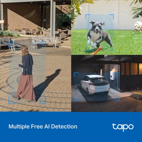 Cámara De Seguridad Tp-Link Tapo C520ws Exterior Visión Nocturna 2K 360° 001