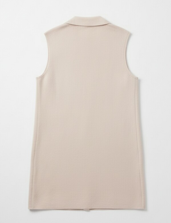 Chaleco Botones BEIGE