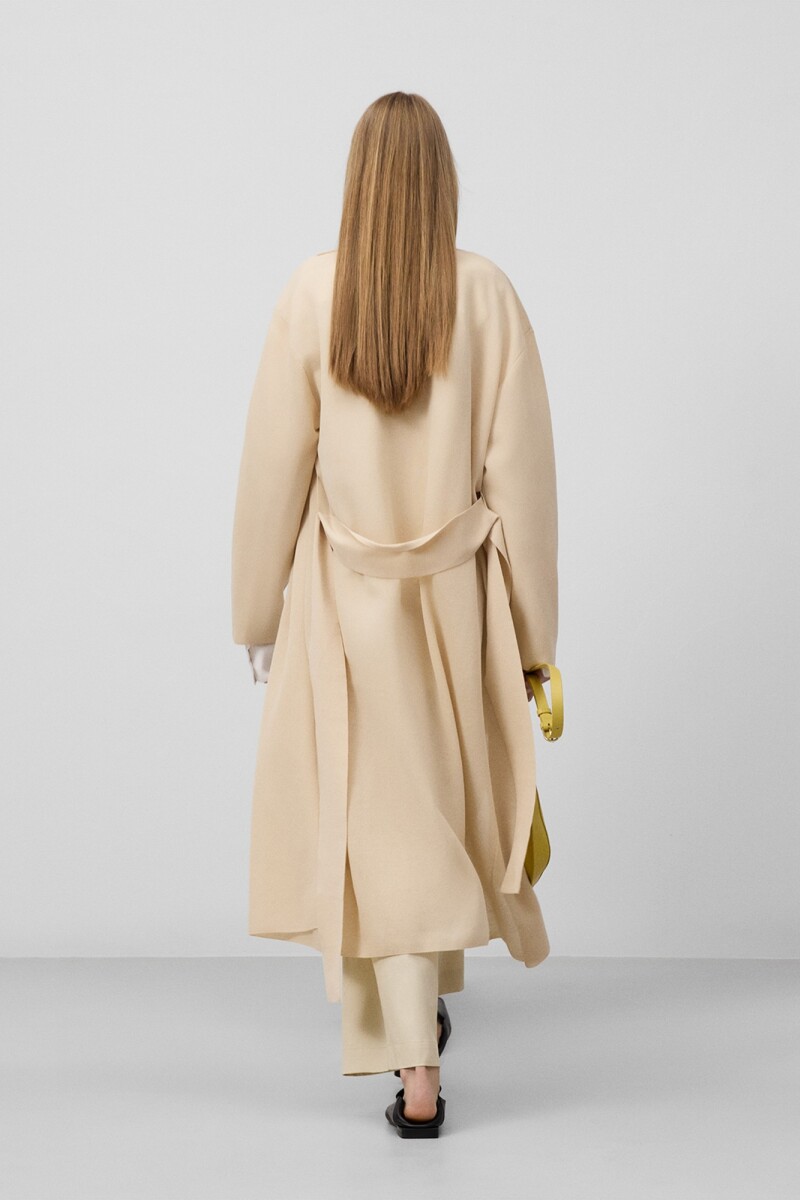 CHAQUETA PUNTO Camel