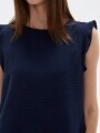 Blusa Jastel Azul Marino