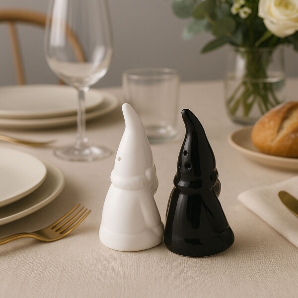 SALPIMENTERO GNOME Blanco - SET x 2