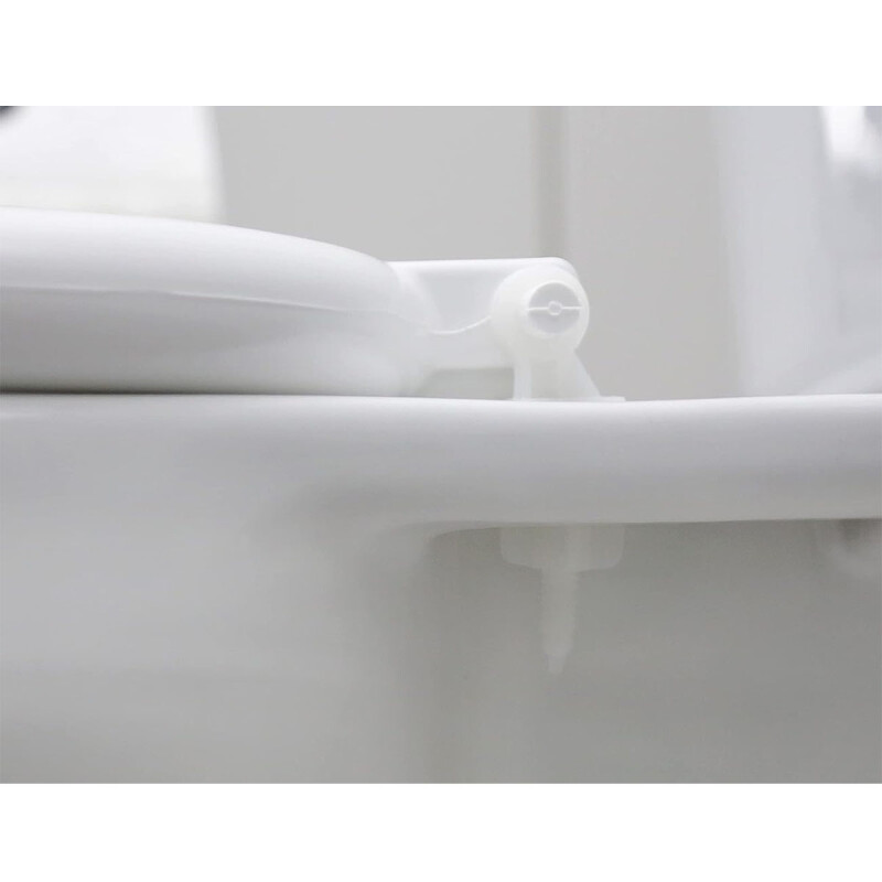 Asiento de inodoro acolchonado Universal Atlas BLANCO