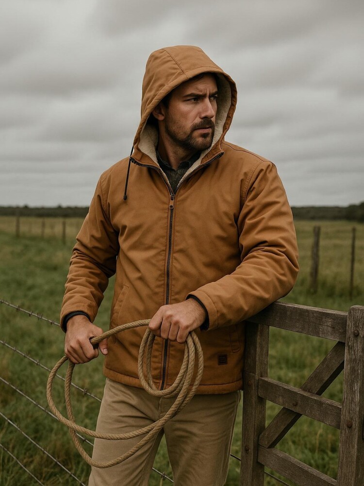Campera gabardina c/corderito Campera gabardina c/corderito