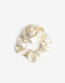 Gomitas Elásticas Flores Gomita Elástica Flor Capullo - Blanco Crudo