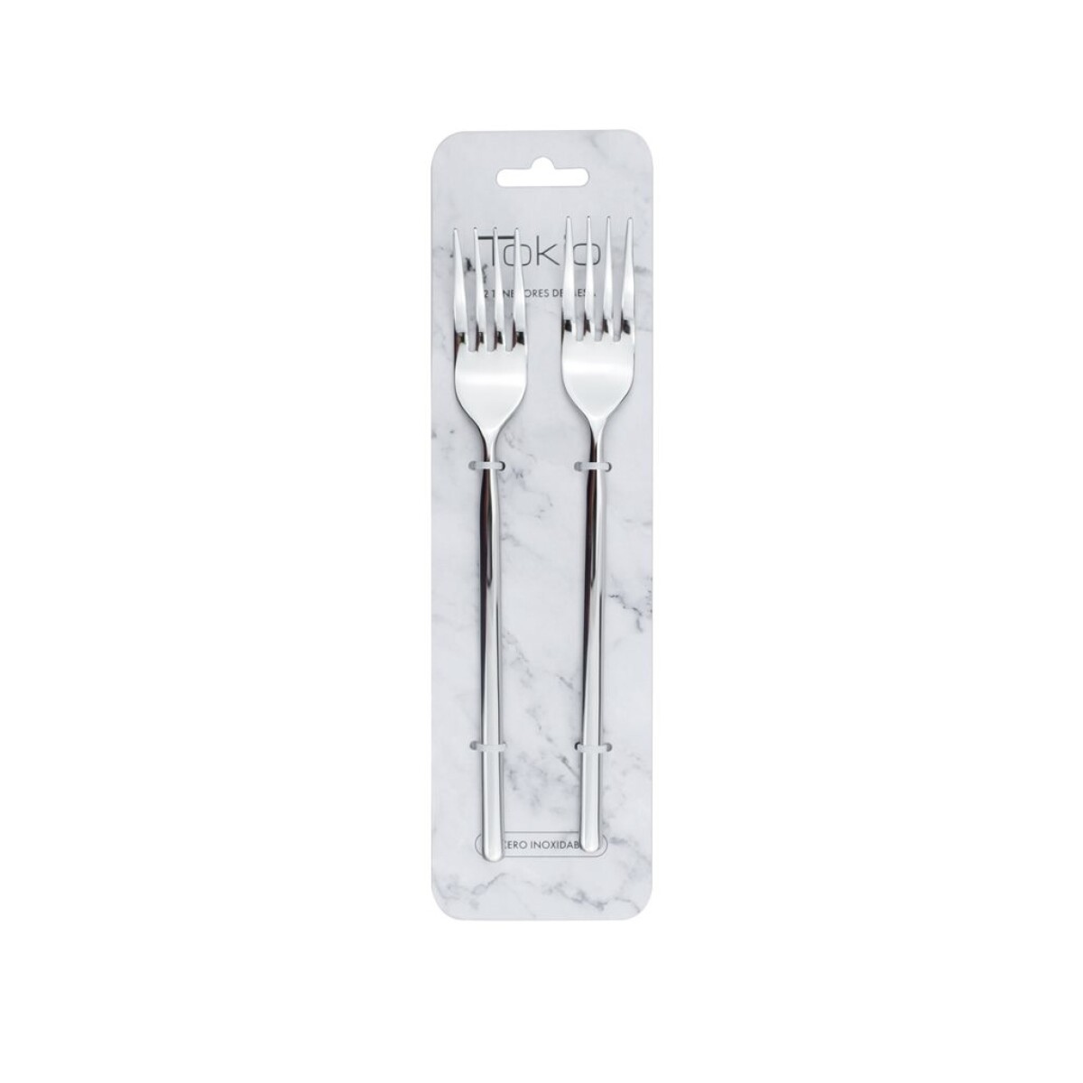 Set 2 Tenedores de Mesa Selecta Tokio 21 cm Acero Inoxidable 