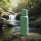 Termo Bala en acero inox de 1 lt Verde Claro