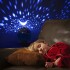 Lámpara Veladora Proyector Led De Estrellas Usb Mesa Techo Variante Color Celeste