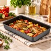 Grafito Asadera chica 31x22x4 cm CHEFF-FLON Grafito Asadera chica 31x22x4 cm CHEFF-FLON