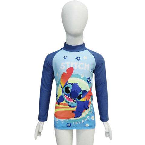 Remera UV Malla Infantil Stitch Varios Talles U