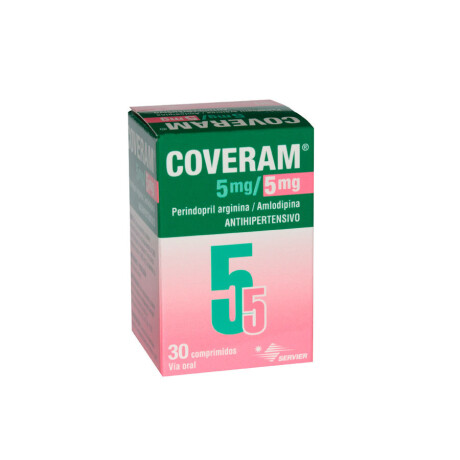 Coveram 5mg/5mg 30 Comprimidos Coveram 5mg/5mg 30 Comprimidos
