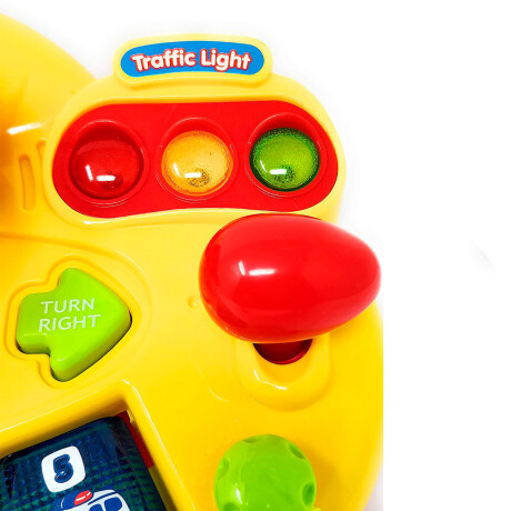 Mesa Didáctica Infantil Volante Con Sonido Y Luces Blanco