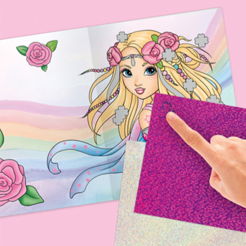 Libro para Colorear Top Model Fancy Foils Libro para Colorear Top Model Fancy Foils