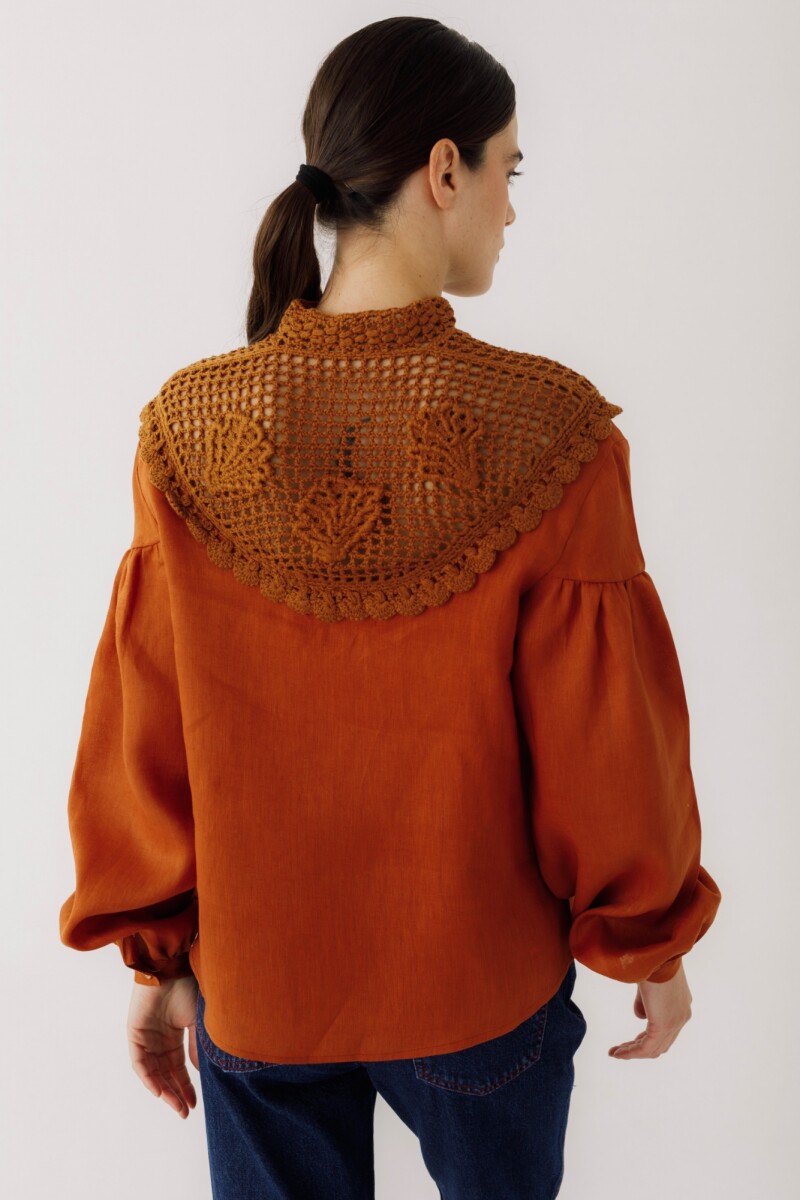 BLUSA BEE WINTER Terracota