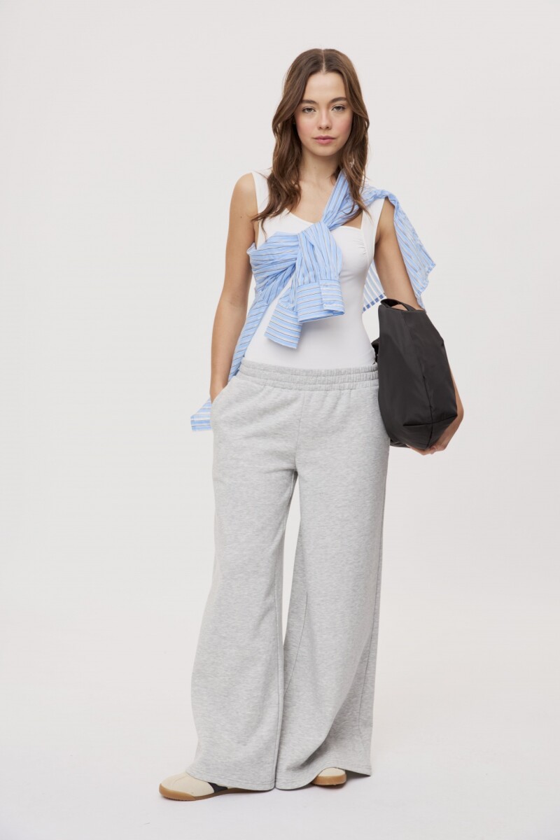 BABUCHA STROKES Gris Melange