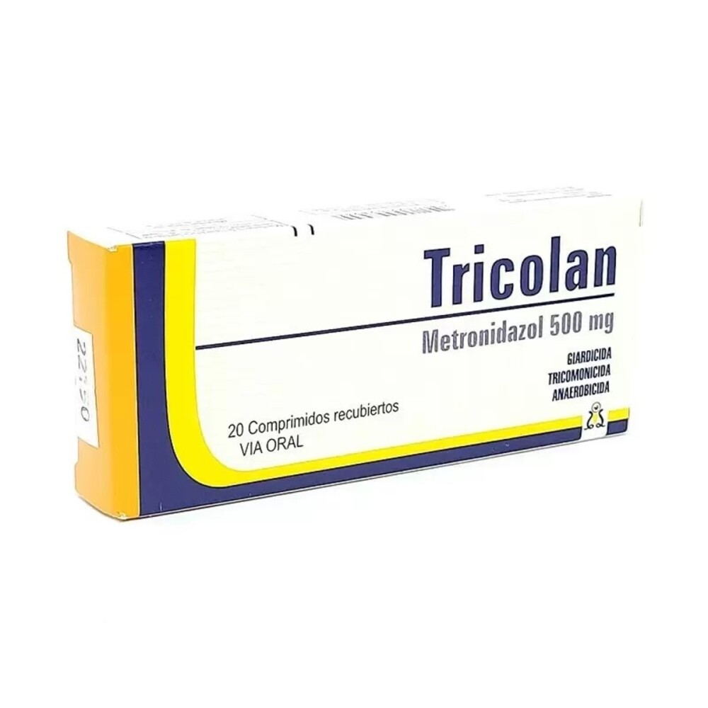TRICOLAN 500 MG. CJ X 20 COMPRIMIDOS única