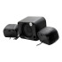 Mini Home Theater 2.1 Hp Parlantes + Subwoofer Plug Jack Led Color Gris