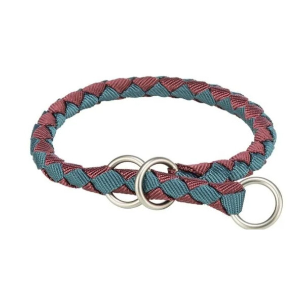 COLLAR SEMI-AHORCADOR TRIXIE CAVO XS-S SANGRÍA/PETRÓLEO COLLAR SEMI-AHORCADOR TRIXIE CAVO XS-S SANGRÍA/PETRÓLEO