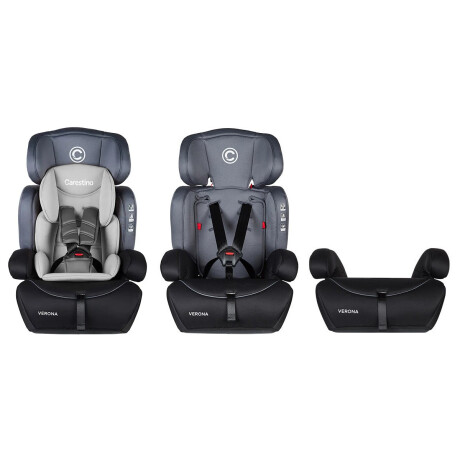 Butaca y Booster para auto Carestino Verona de 9 a 36kg Gris