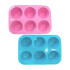 Molde de silicona antiadherente para cupcakes 6 divisiones Molde De Silicona Antiadherente Para Cupcakes 6 Divisiones