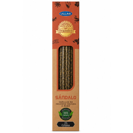 Incienso orgánico ULLAS Sandalo 25g Incienso orgánico ULLAS Sandalo 25g