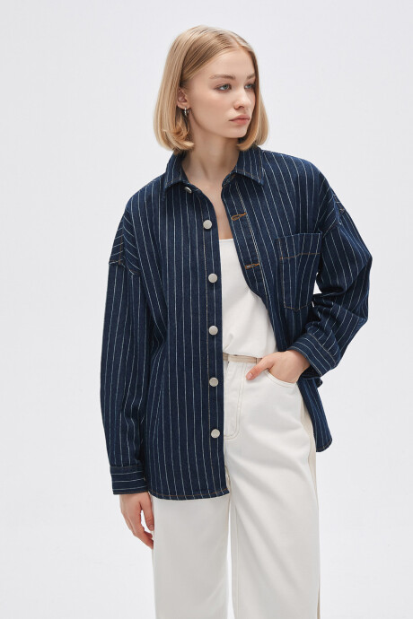 Campera Jackies Azul Medio