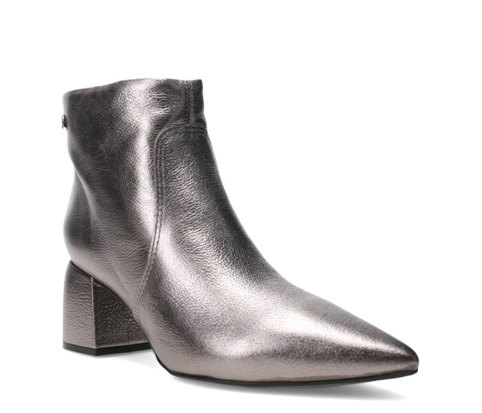 Botas de Mujer Bottero en punta de cuero Plateado