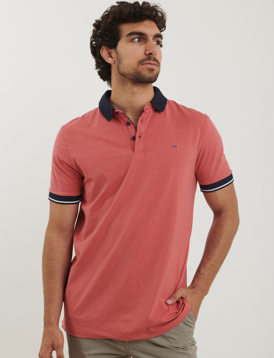 520974 REMERA HARRINGTON LABEL Coral