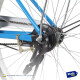Bicicleta Playera Paseo Dama Rodado 26 + Bolso + Parrilla Azul
