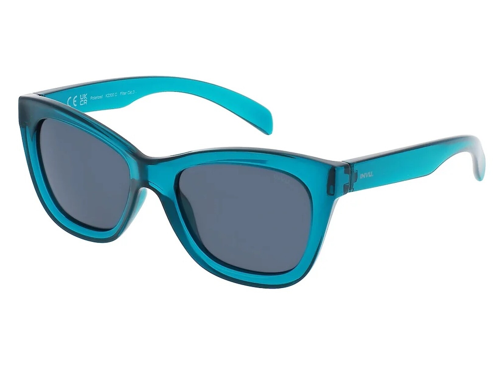 INVU Kids K2300C Transp. Petrol Polarized 