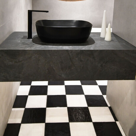 PORCELANATO RAIN 22X22 CM CUADRADO BRILLO BLANCO PULIDO GAMAS DE BLANCO