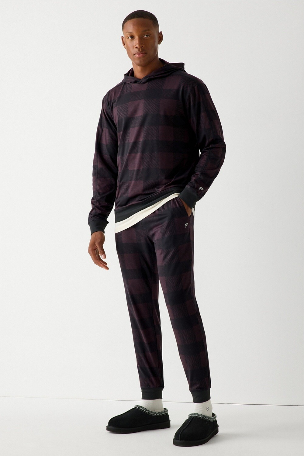 Pantalón The Cloud Jersey Jogger Hombre Oxblood Mountain Top