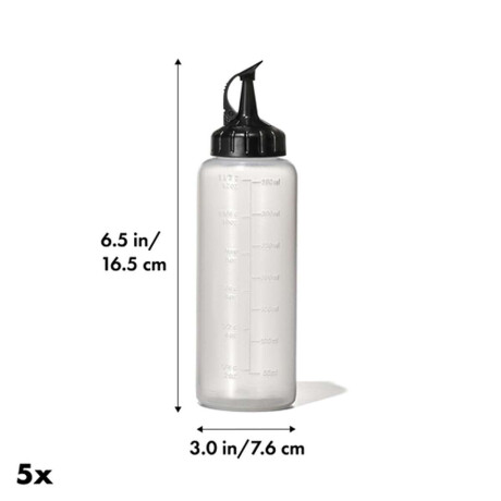 Oxo Gg Botella Exprimible Chef'S Mediana Paquete De 5