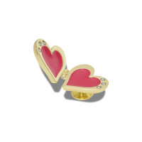 Jibbitz™ Charm Medallón De Corazón Multicolor
