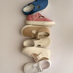 Guillermina De Lona Canvas Toddler Lisas Del 22 Al 26 Azul