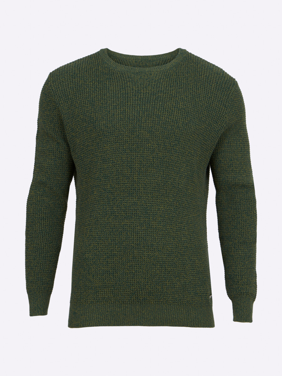 Sweater melange - verde 