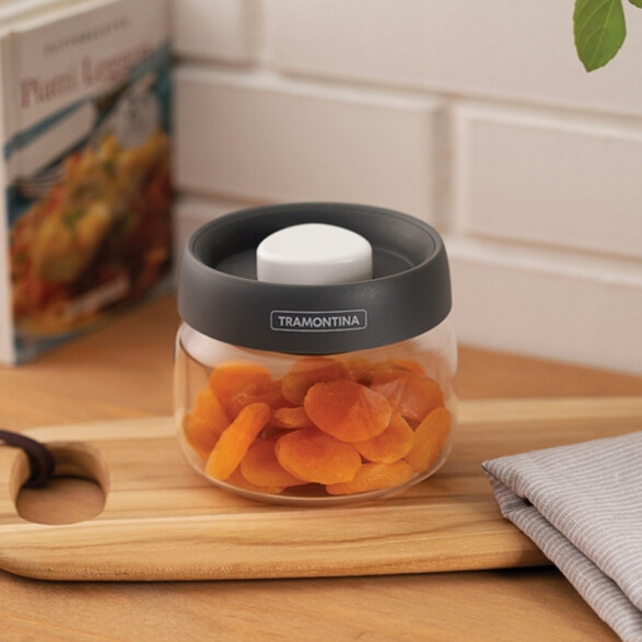 Recipiente 0.4 lt. con tapa al vacio, modelo PUREZZA -TRAMONTINA TF0332