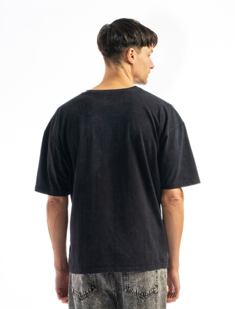 Remera Algodón Oversized Negro