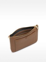Bolso Bandolera Con Bolsillo Exterior camel