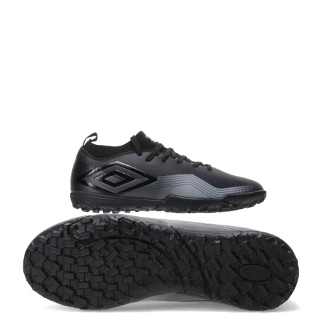 Championes de Niños Umbro Futbol 5 Vibe TF Junior Negro - Gris