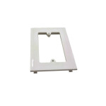 Porta plaqueta universal bajo para ducto 100x50mm CAN00076